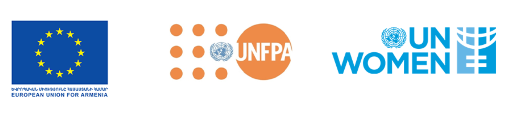 EU, UNFPA, UN Women logos