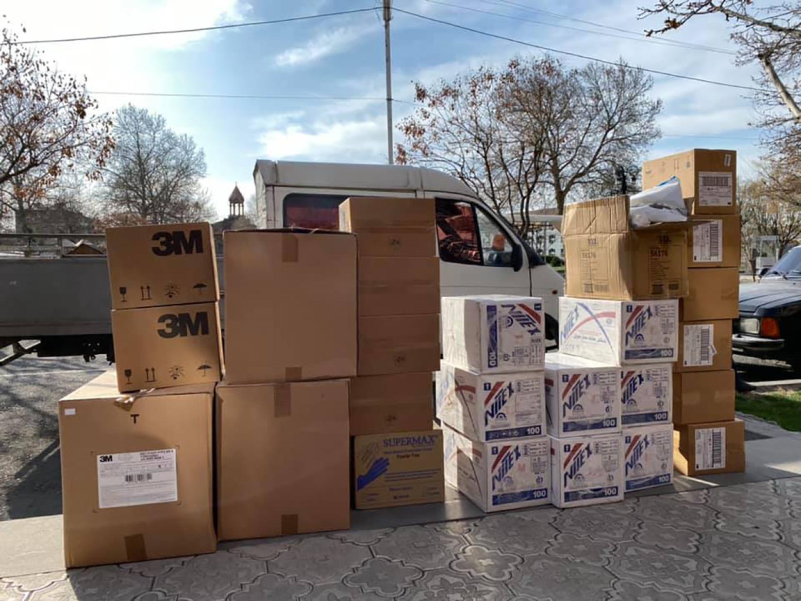 Medical supplies provided by UNDP to medical institutions of Armavir region.