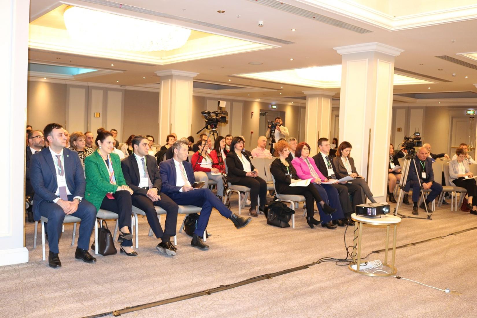 Participants of the workshop on the project entitled ‘Forest resilience of Armenia, enhancing adaptation and rural green growth via mitigation’.