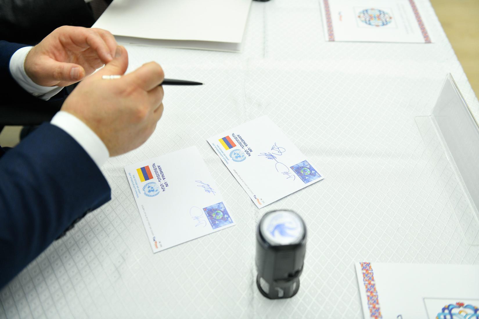 One postage stamp dedicated to the theme “UN in Armenia. “The future we want”” has been put into circulation.