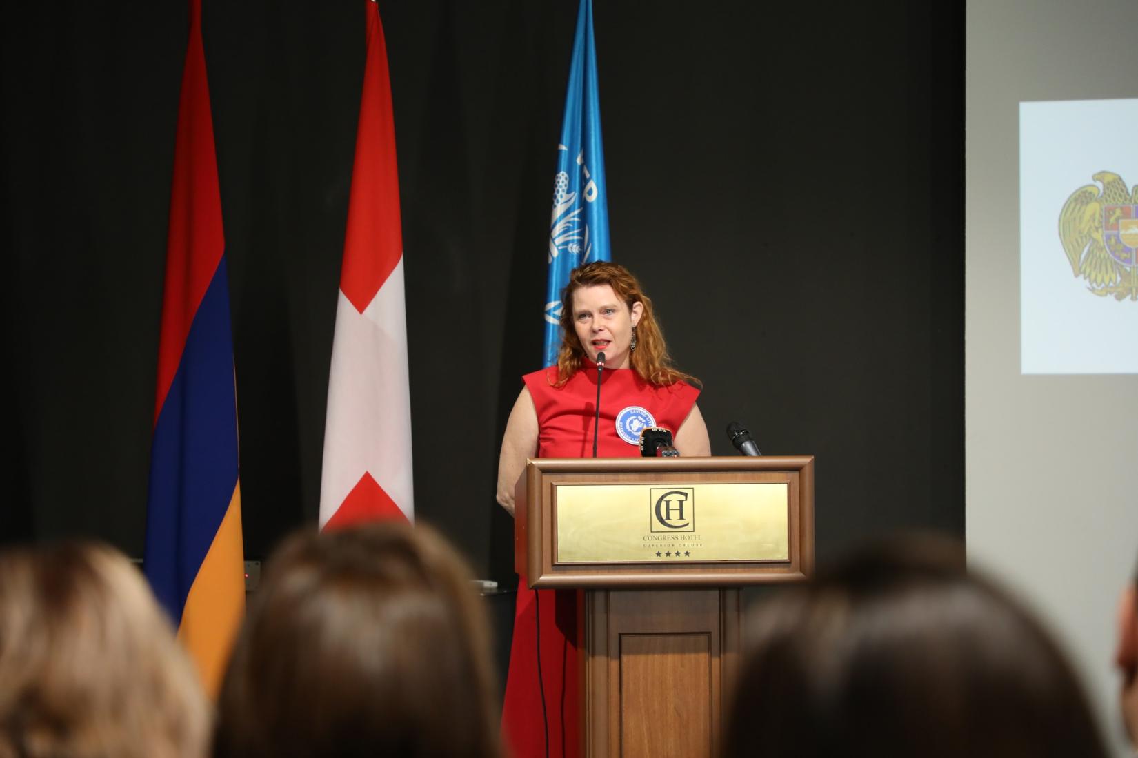 WFP Deputy Country Director and Officer-in-Charge in Armenia, Nanna Skau made opening remarks.