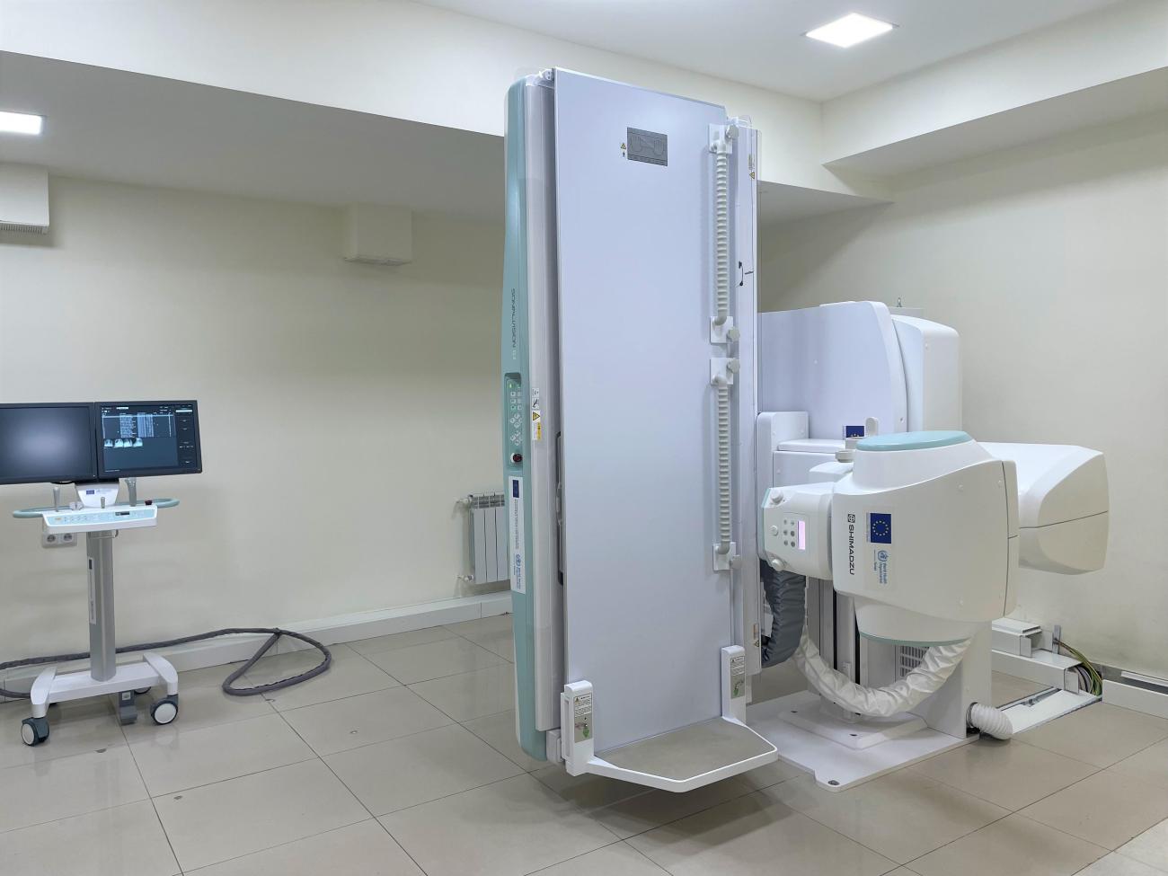 The digital X-ray equipment at Goris Medical Center.