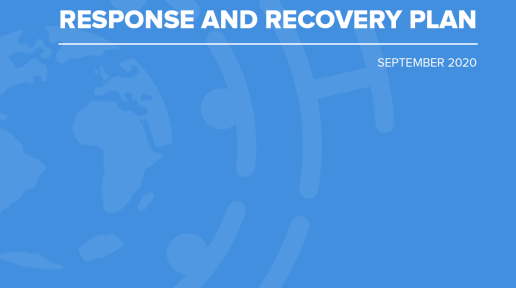 Cover page of the UN Armenia COVID-19 Socio-Economic Response and Recovery Plan
