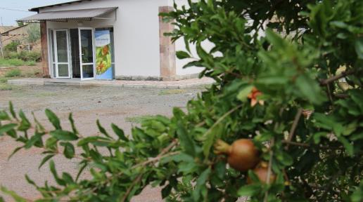 The fruit and vegetable drying unit in Lusarat school of Ararat marz, Armenia.