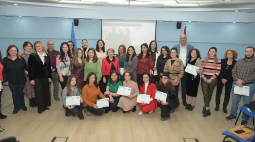 The participants of the IDEA App Armenia program received certificates at the closing ceremony. 